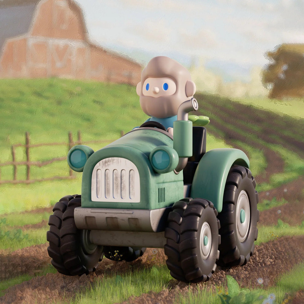 Farmer Bob On The Farm Figurine Blind Box