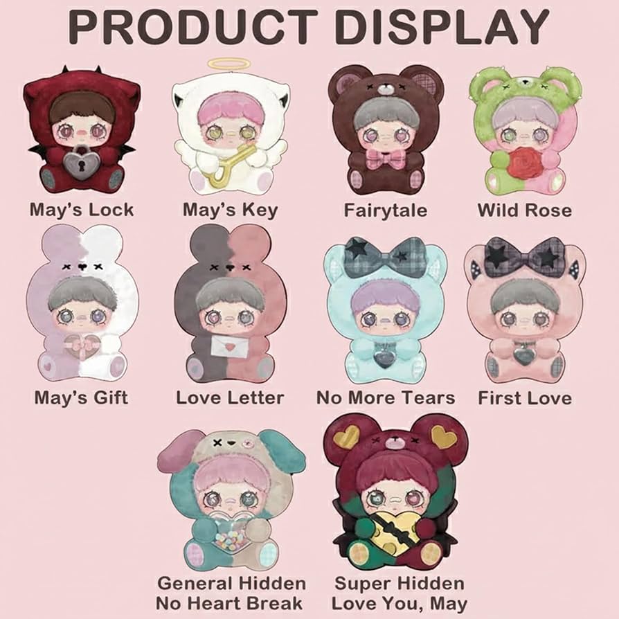 Maymei V6 May I Love You Plush Pendant Blind Box