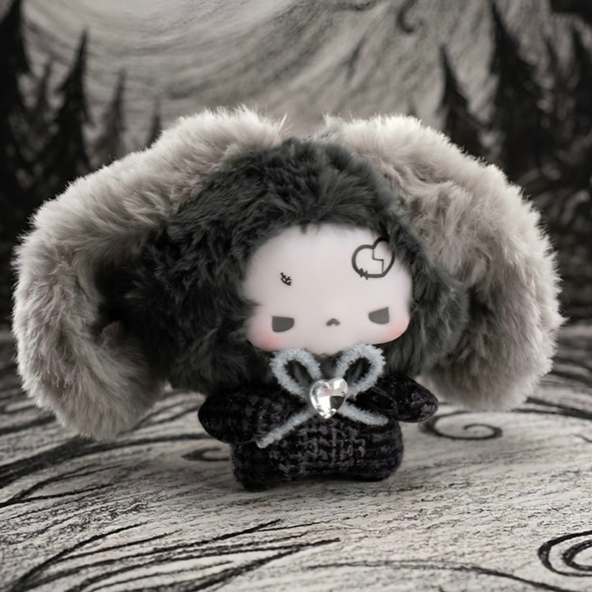 Gugu Grey Tone Concerto Plush Pendant Blind Box
