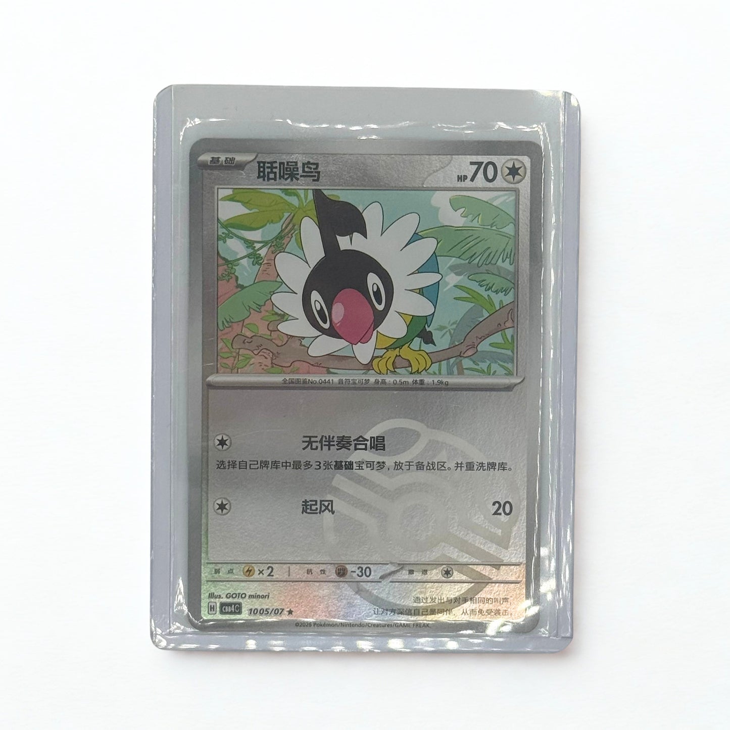 1005/07 Chatot (Master Ball Pattern)