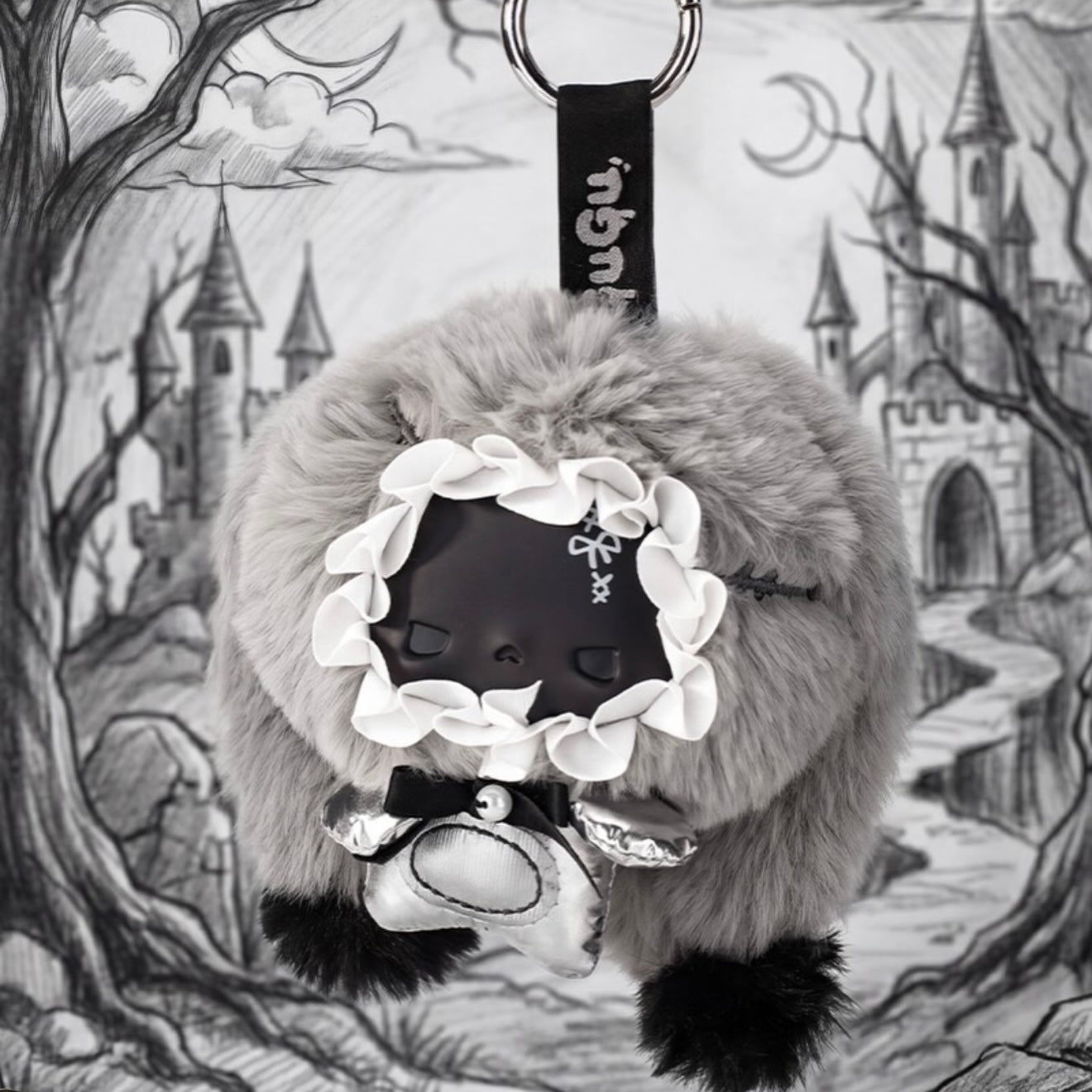 Gugu Grey Tone Concerto Plush Pendant Blind Box