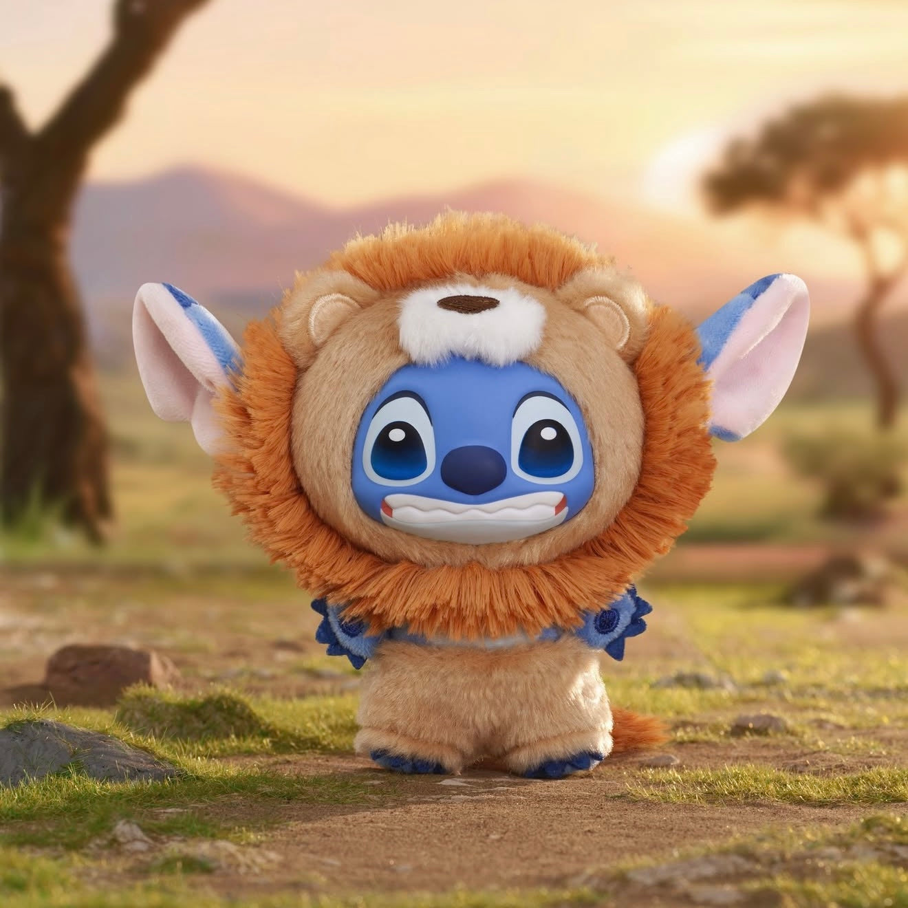 Disney Stitch Wild Animal Series Vinyl Plush Pendant Blind Box