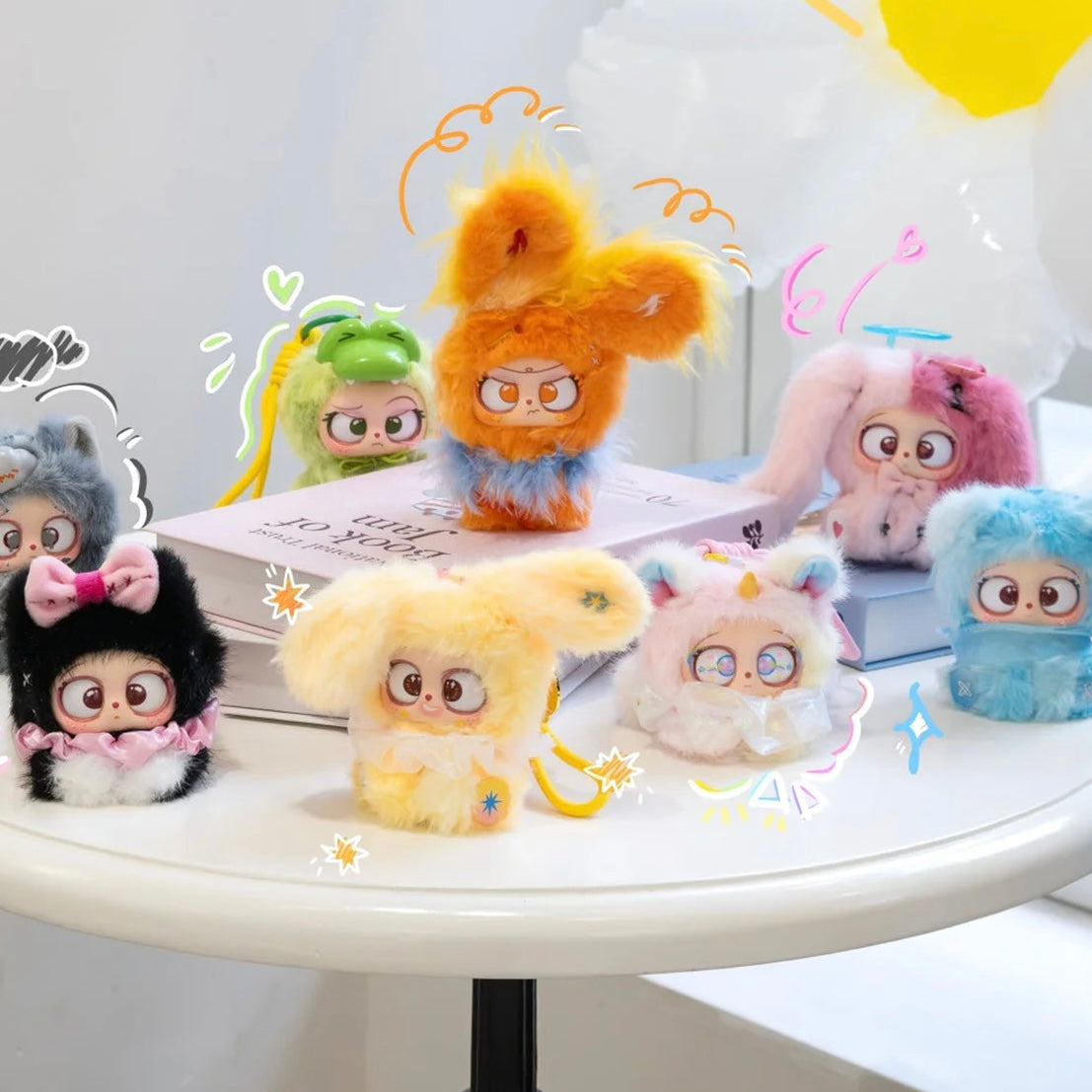 Gazo Magic Doll Wars Plush Pendant Blind Box