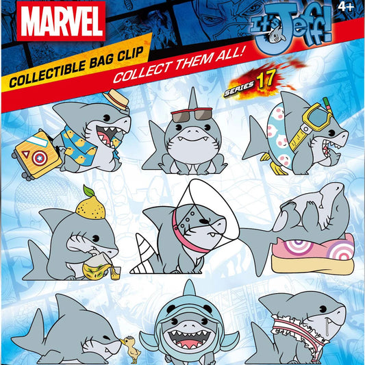 Marvel Rivals Jeff The Shark Bag Clip Blind Bag