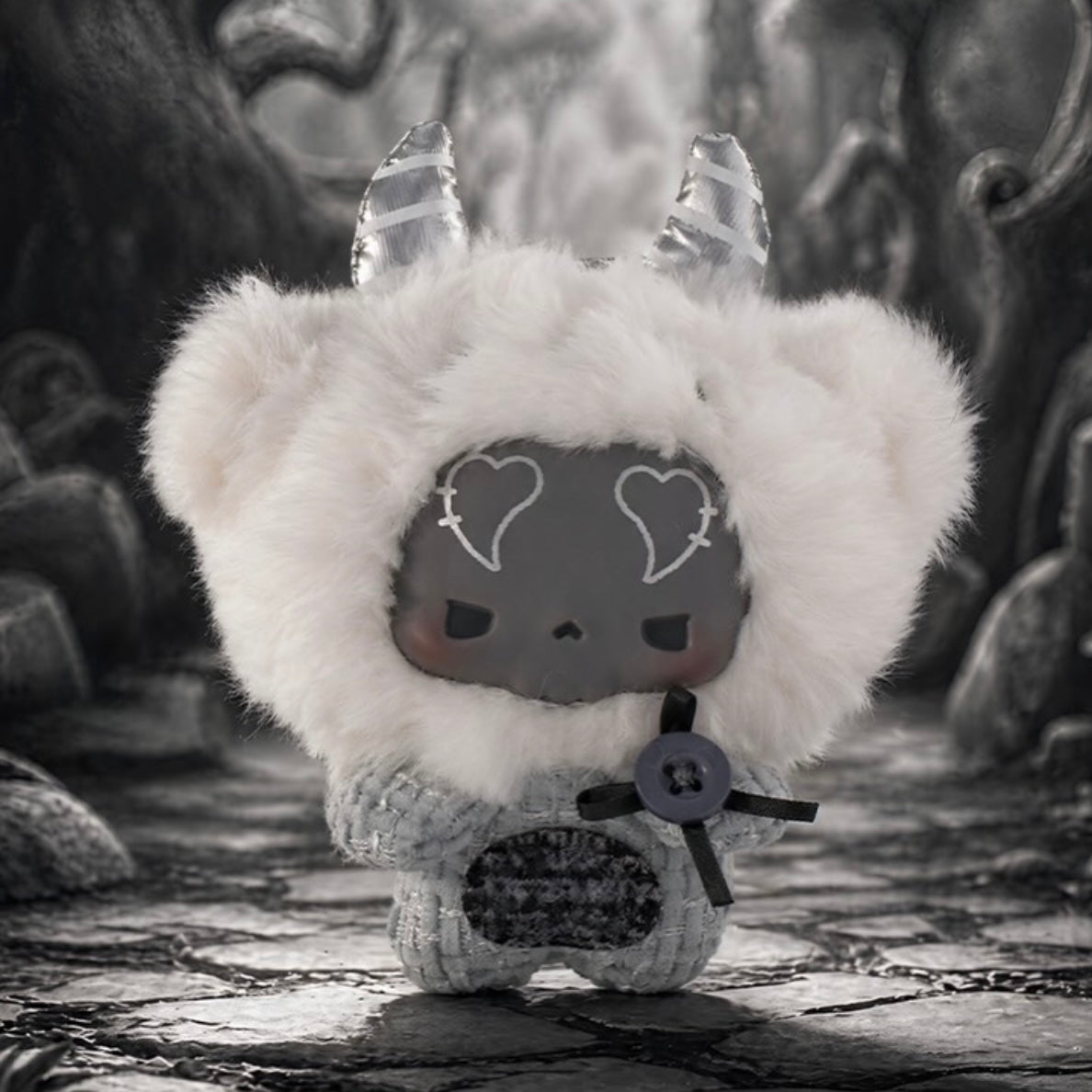 Gugu Grey Tone Concerto Plush Pendant Blind Box