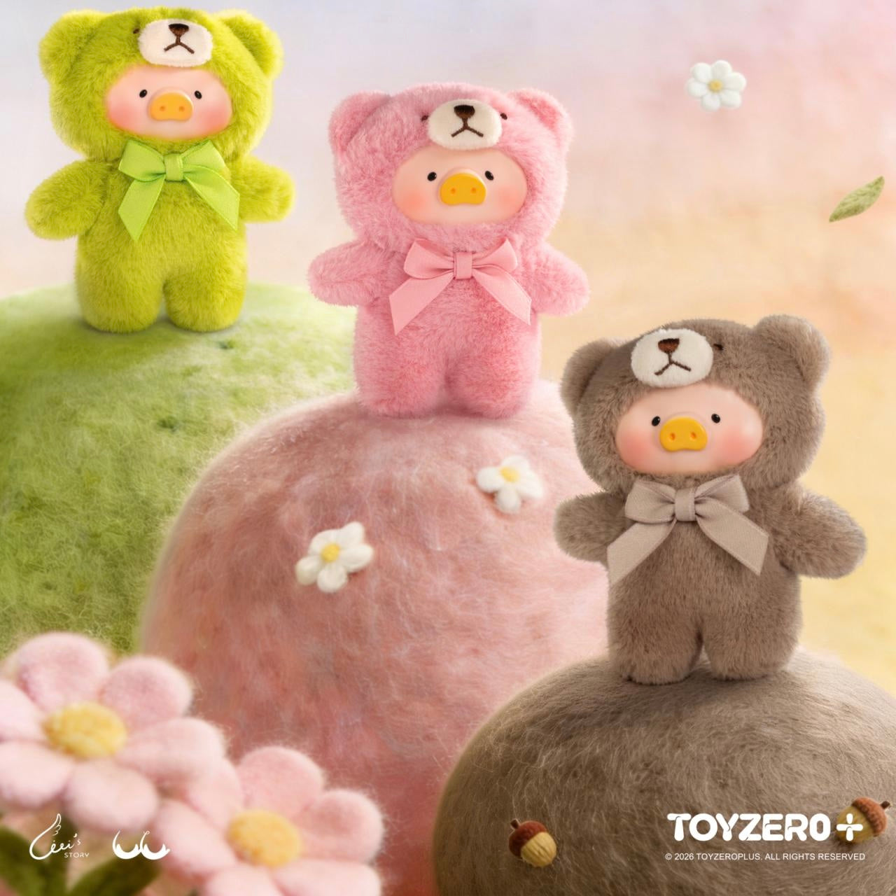 Lulu The Piggy Whispers of Nature Series Plush Phone Charm Blind Box