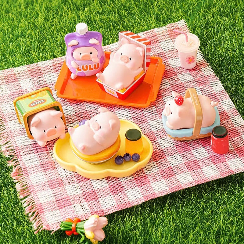 Lulu The Piggy Picnic Party Beans Figurines Blind Box (3PC’s)
