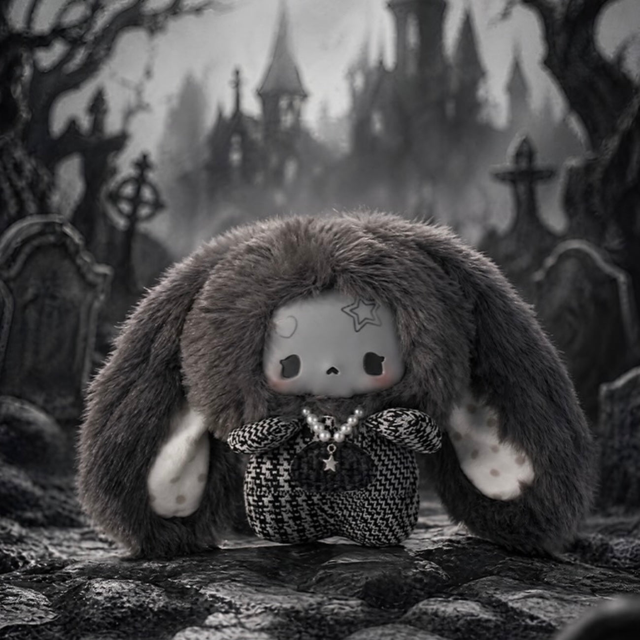 Gugu Grey Tone Concerto Plush Pendant Blind Box
