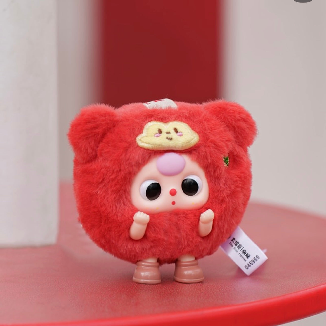 Baby Three Round Beast Plush Pendant Blind Box