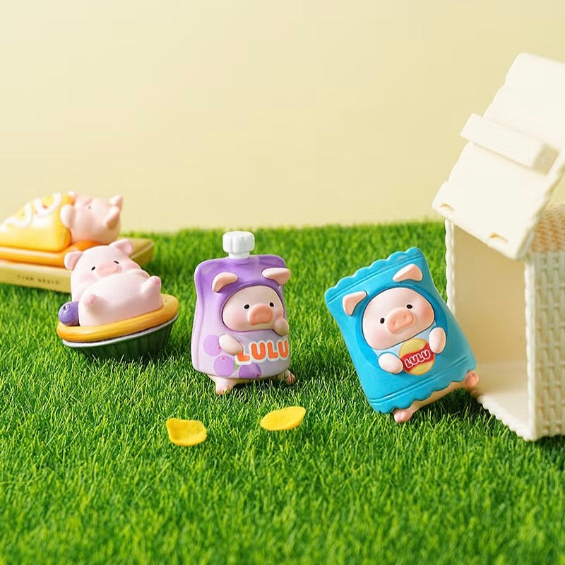 Lulu The Piggy Picnic Party Beans Figurines Blind Box (3PC’s)