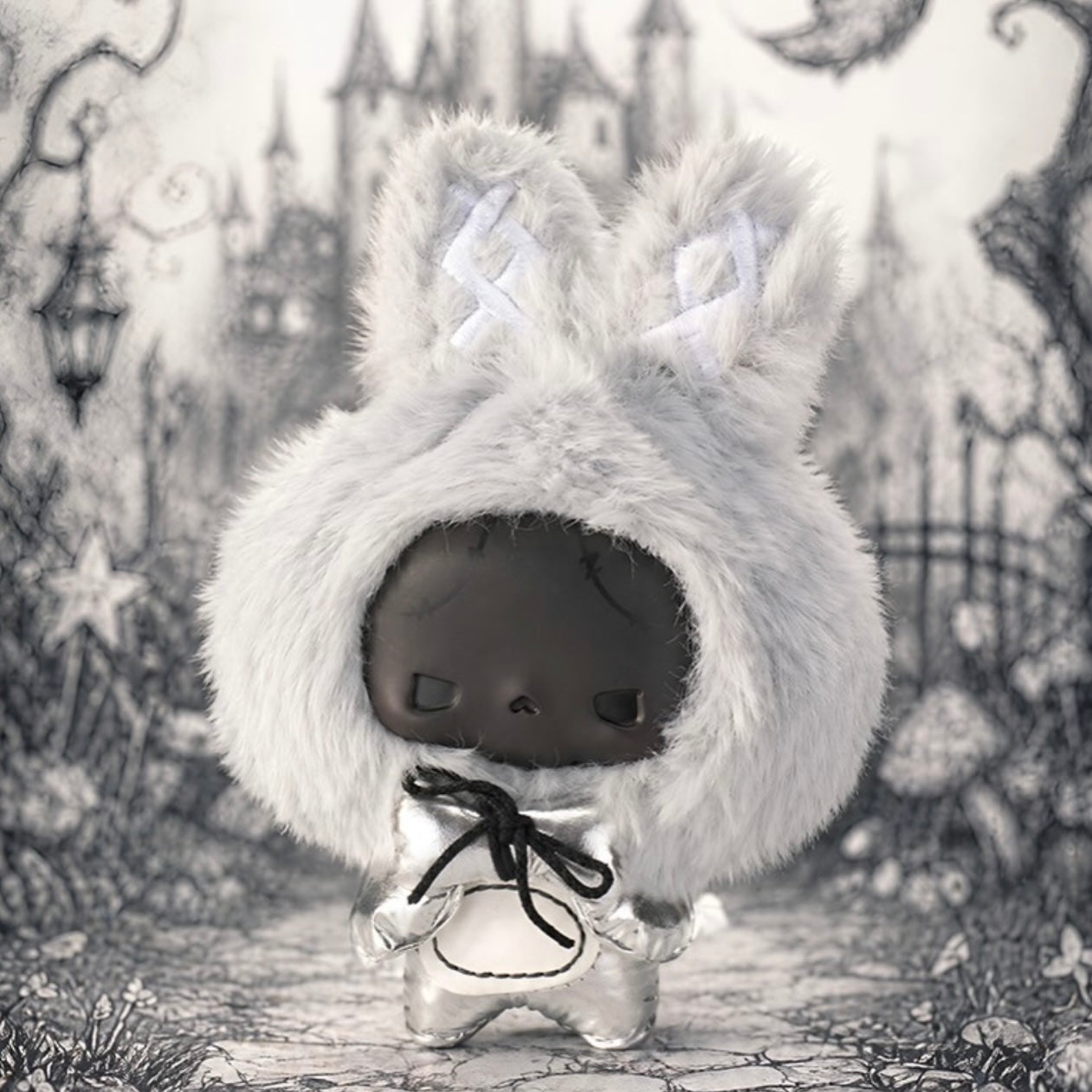 Gugu Grey Tone Concerto Plush Pendant Blind Box