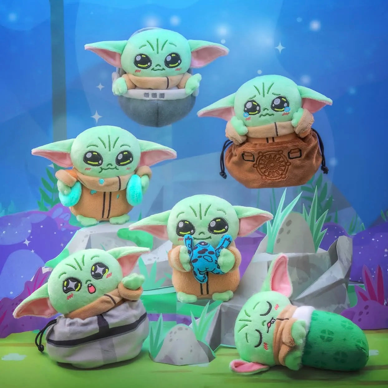 Starwars Grogu The Cutest In The Galaxy Plush Pendant Blind Box