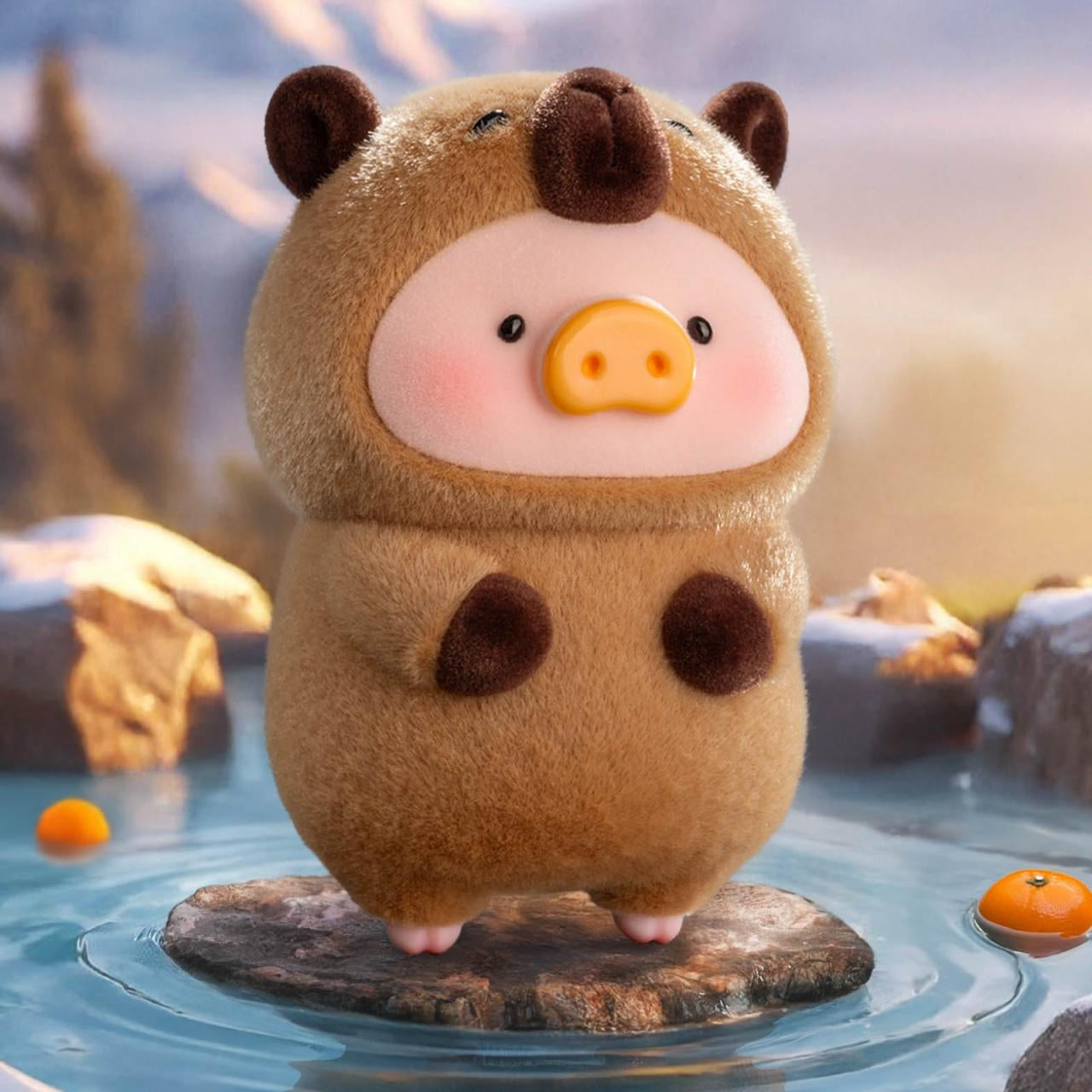 Lulu The Piggy Animal Party Figurine Blind Box
