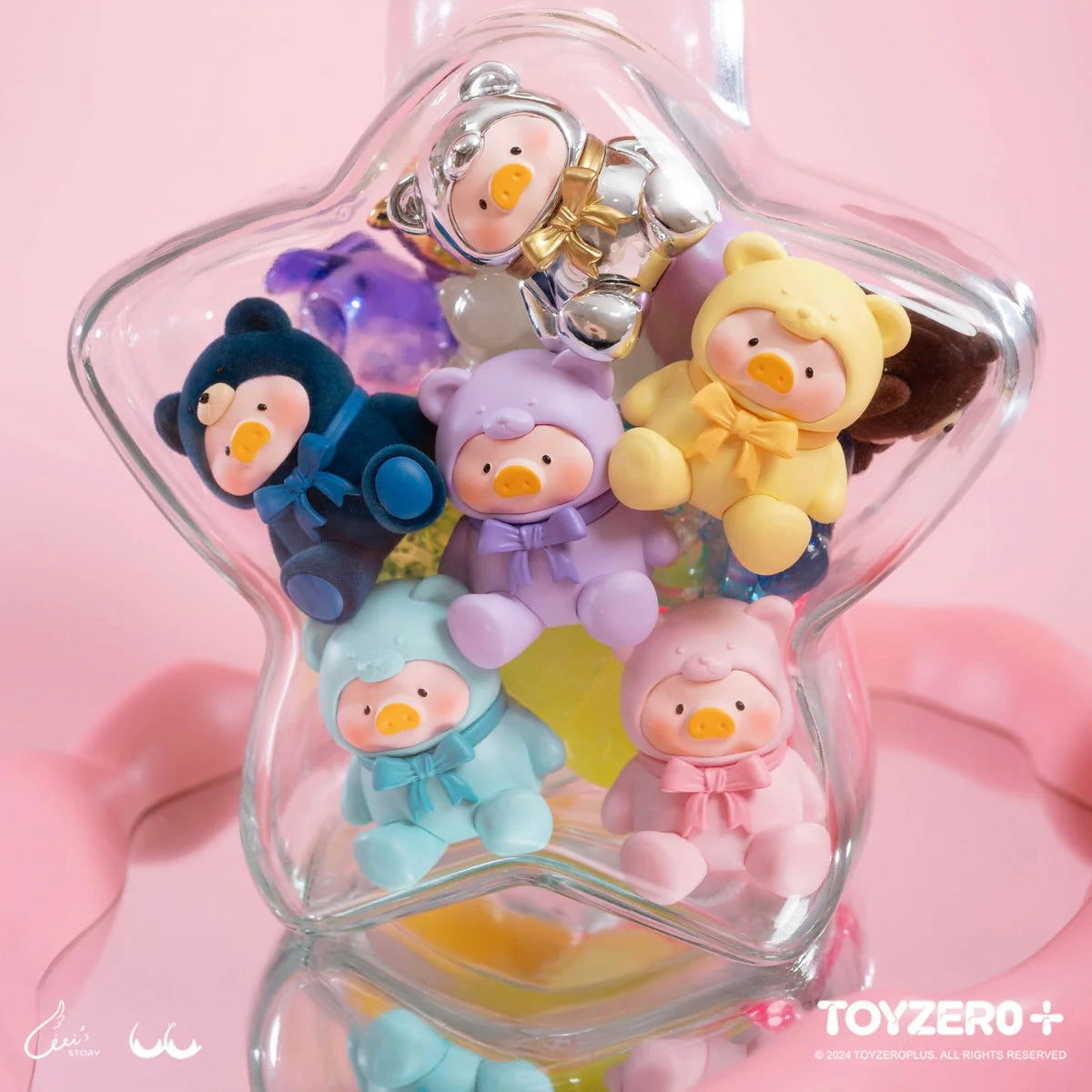 LuLu the Piggy Teddy Mini Figurine Blind Bag (Version One)