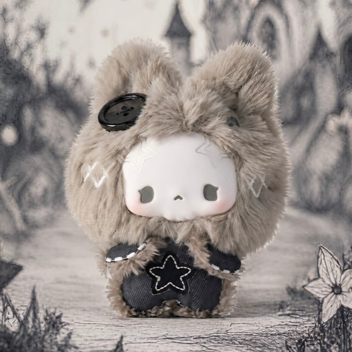 Gugu Grey Tone Concerto Plush Pendant Blind Box