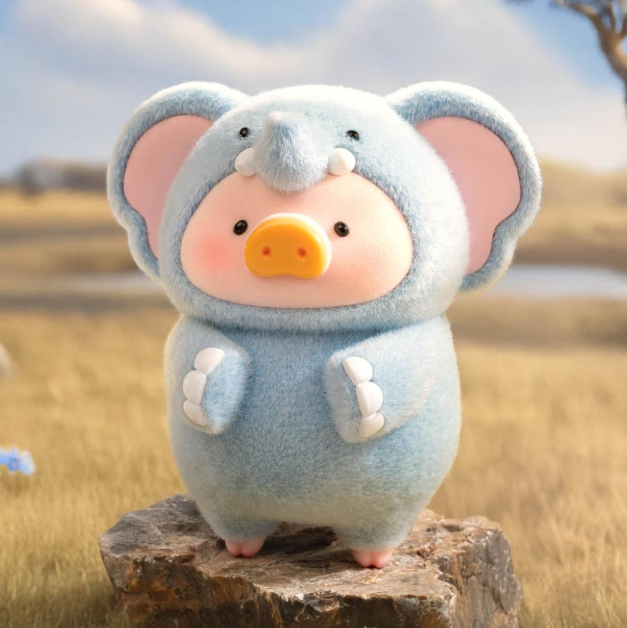 Lulu The Piggy Animal Party Figurine Blind Box