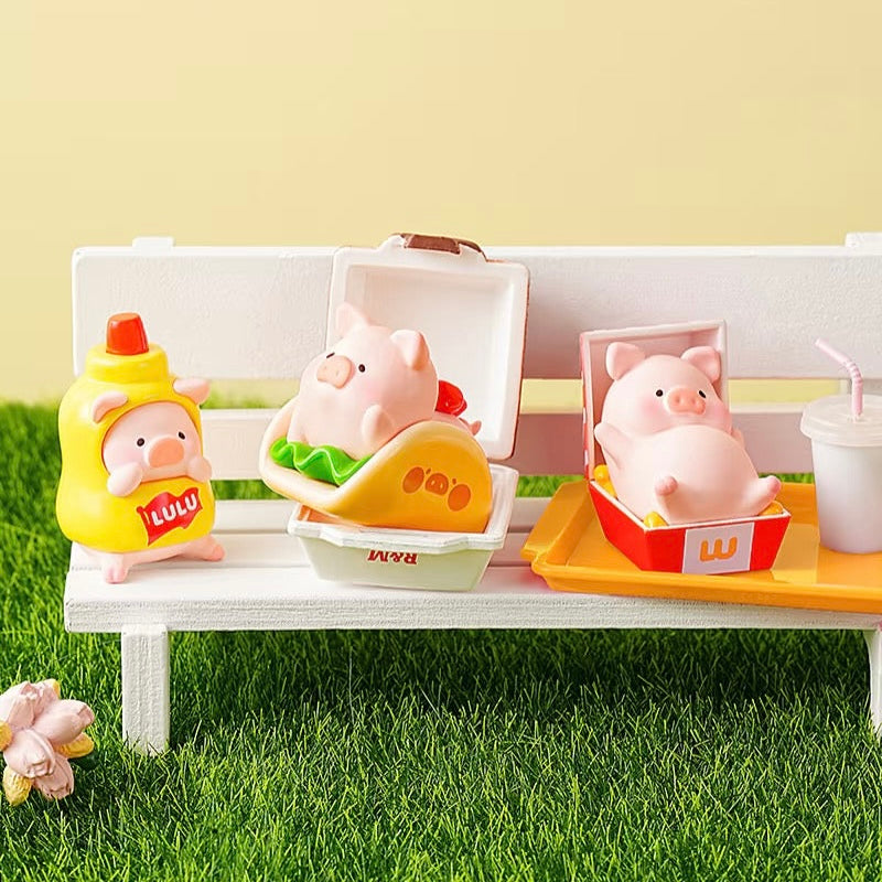 Lulu The Piggy Picnic Party Beans Figurines Blind Box (3PC’s)