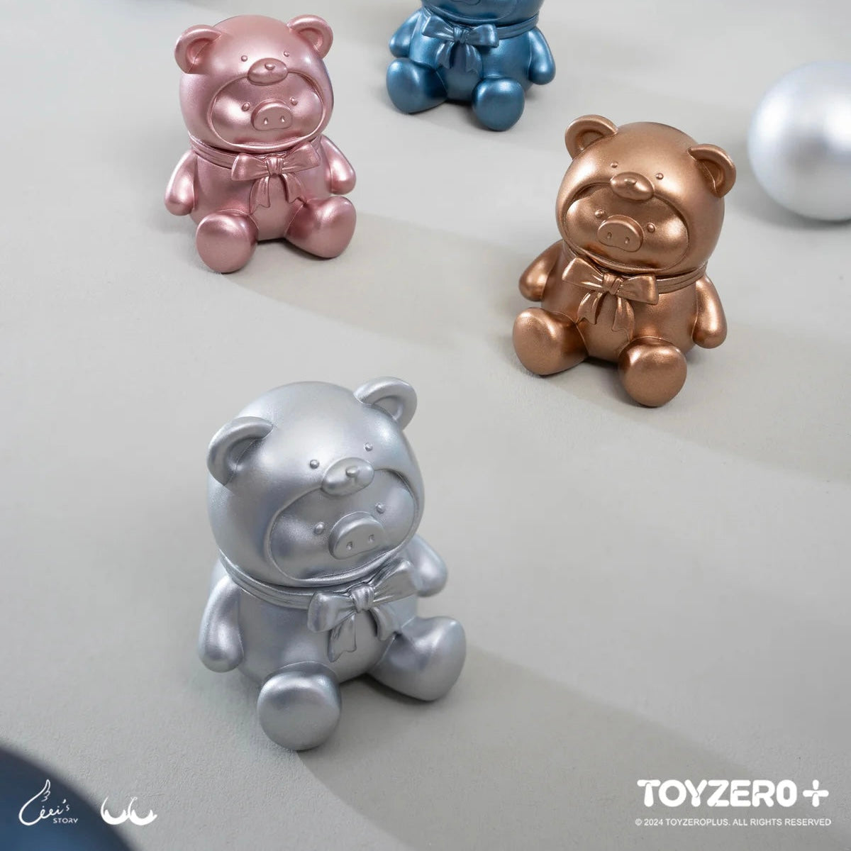 LuLu the Piggy Teddy Mini Figurine Blind Bag (Version One)