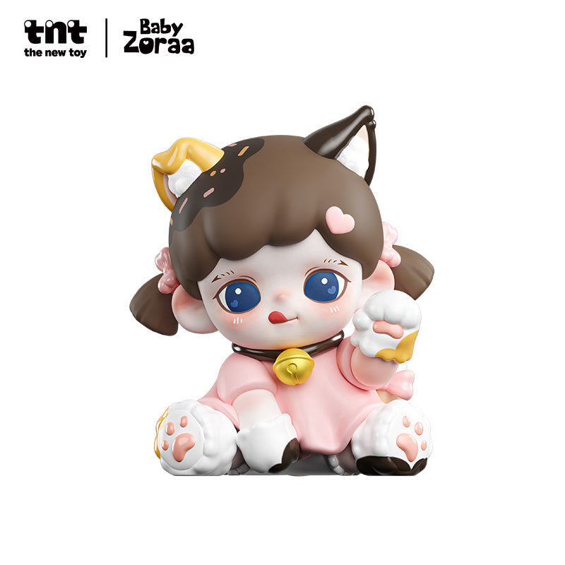 Zoraa Meow Cat Face Mini Figurine Blind Box