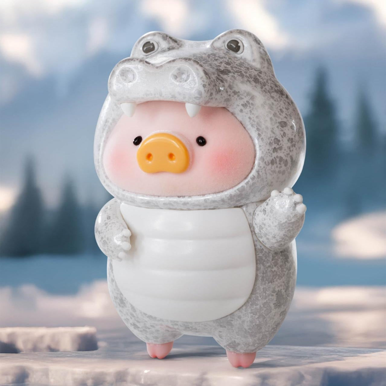 Lulu The Piggy Animal Party Figurine Blind Box