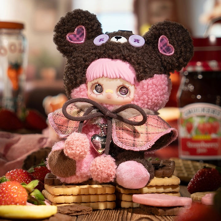 MayMei V8 Tiny Bear Cookie Plush Pendant Blind Box
