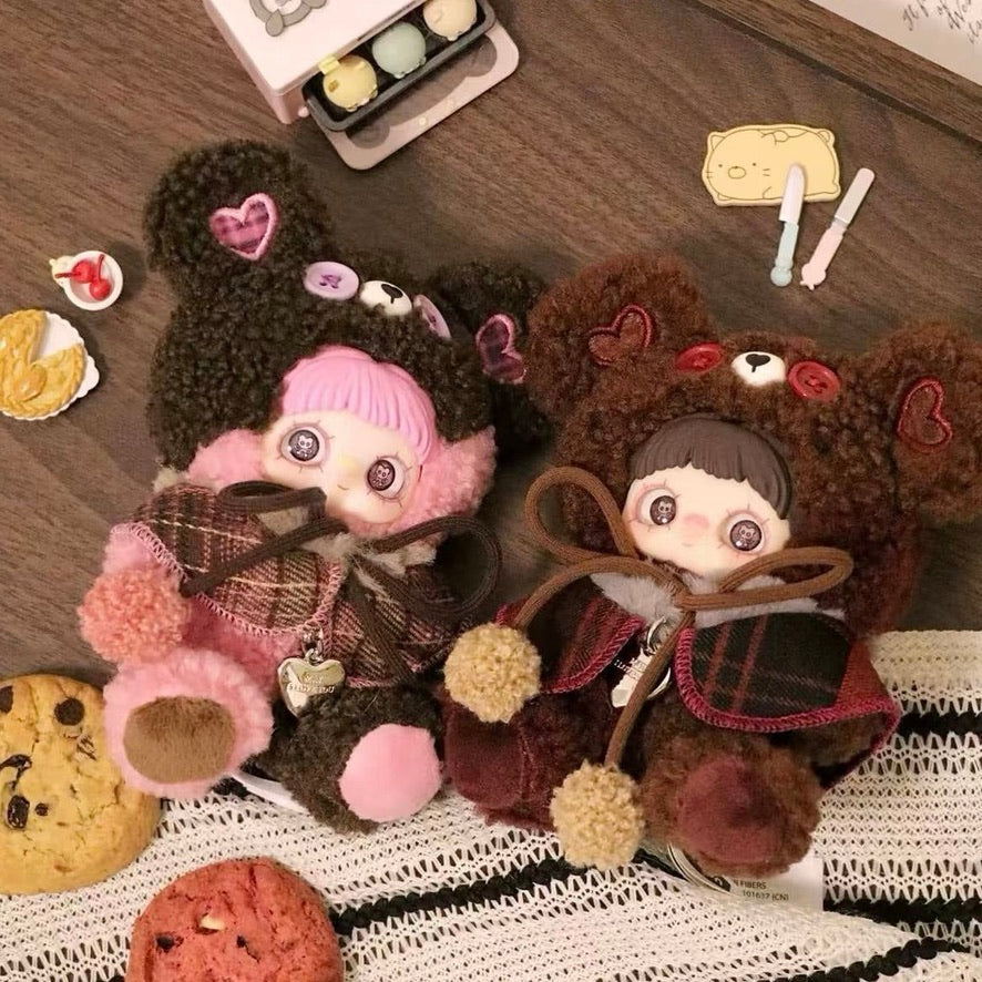 MayMei V8 Tiny Bear Cookie Plush Pendant Blind Box