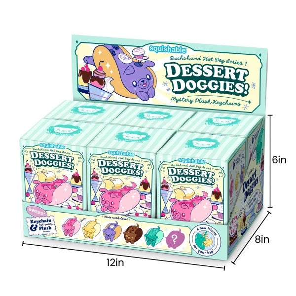 Dachshund Hot Dog Blind Box, Series 1: Dessert Doggies